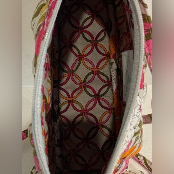 Vera Bradley floral orange and pink crossbody bag - Picture 7 of 13